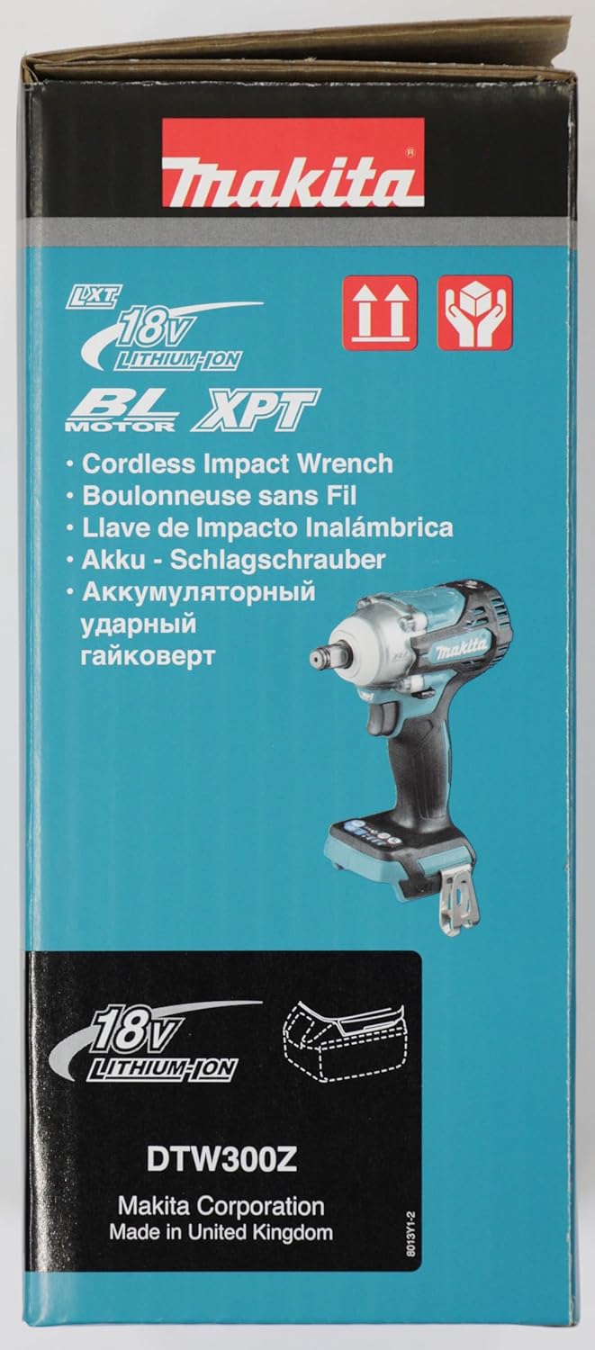 Makita DTW300Z 18V LXT Brushless Impact Wrench – Compact Power, Body Only