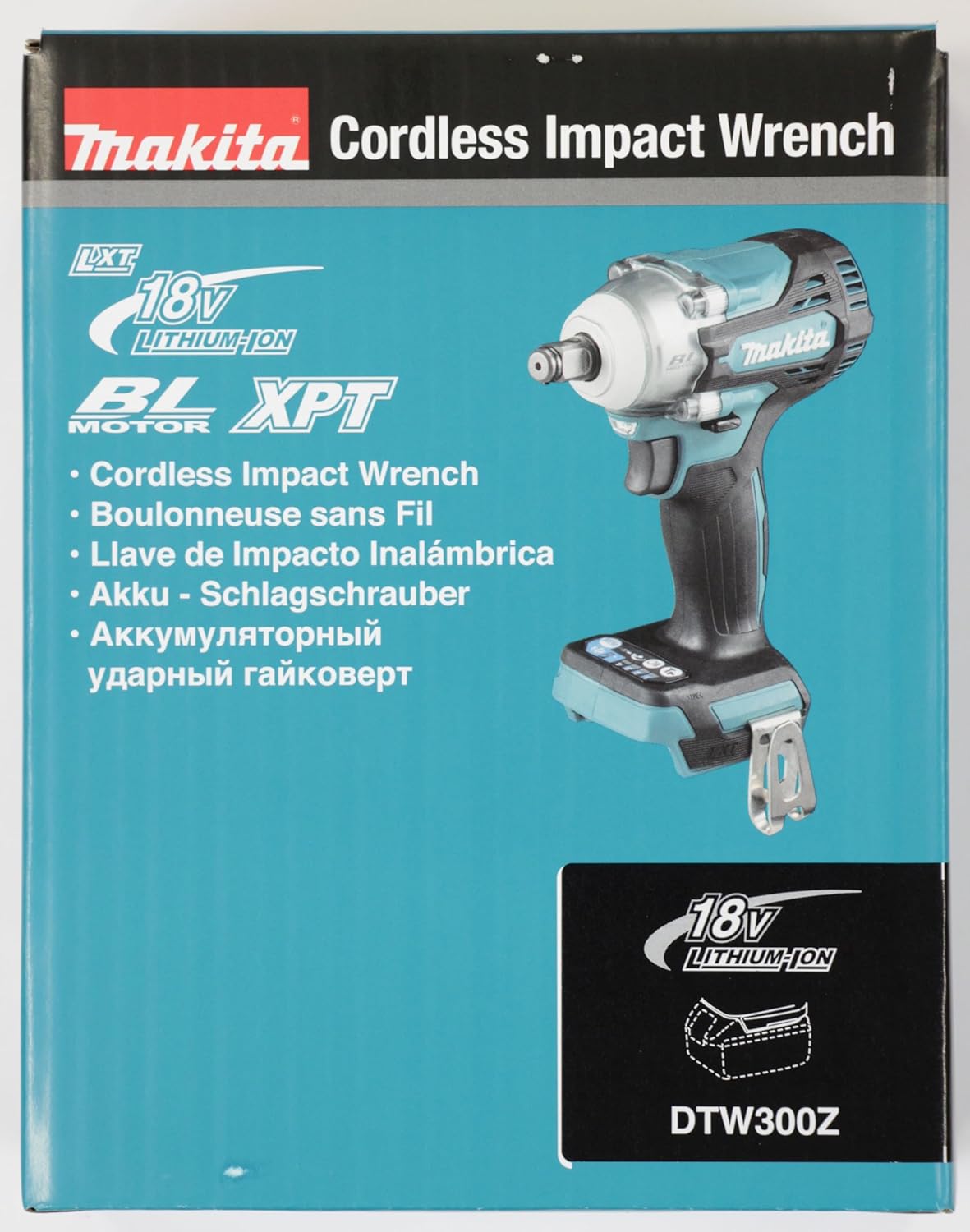 Makita DTW300Z 18V LXT Brushless Impact Wrench – Compact Power, Body Only