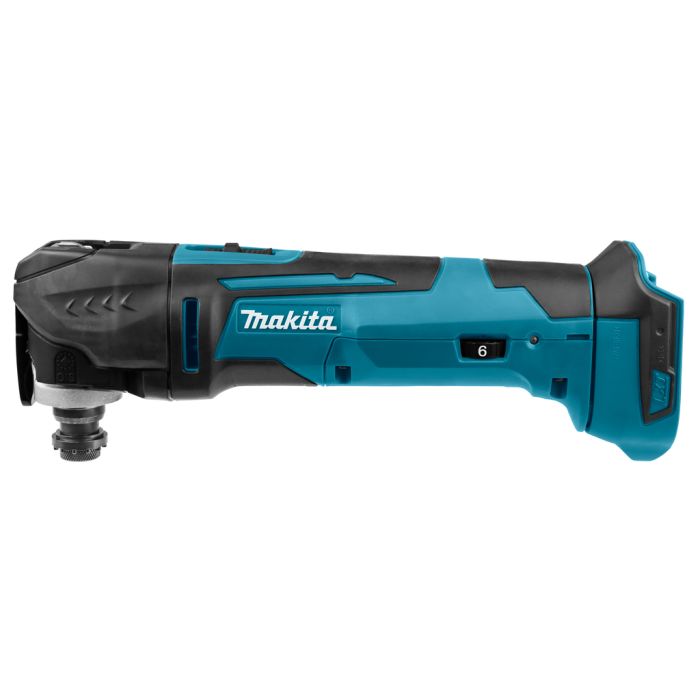 Makita 18V Multi-Tool Kit DTM51Z – Cordless, 2 x 5.0Ah Batteries, Blue Finish
